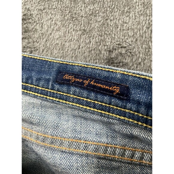 Citizen of Humanity Jeans Women's 28 Light Wash Y2K Low Rise Flair COH Stretch - Picture 4 of 15